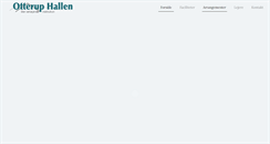Desktop Screenshot of otterup-hallerne.dk